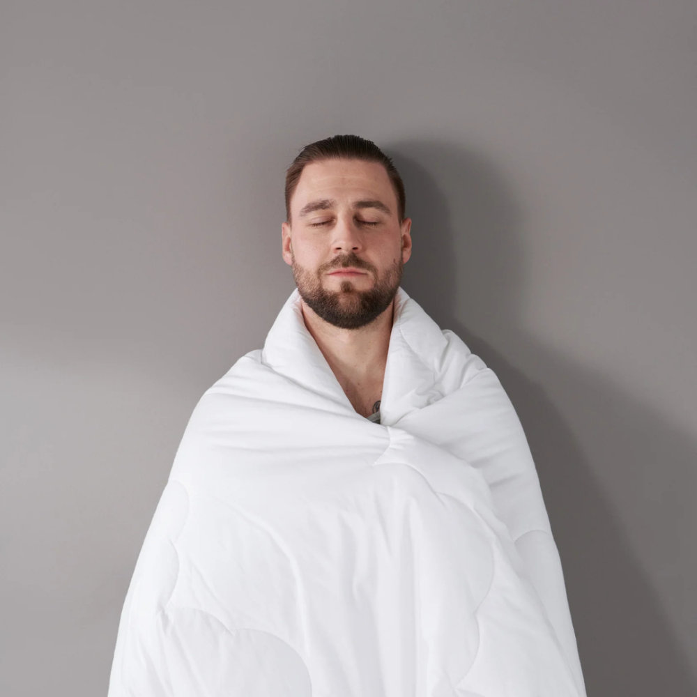 Tekk „Familon Original Double Duvet“. Talvetekid, 230x210 cm. Lihtne valge tekk pehme pinnaga familon