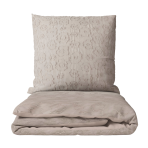 Kortsukangast voodipesu komplekt "Beige Floro". Voodipesu komplektid 200x220, 200x200 cm, 200x220 cm