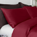 Premium satiinist voodipesu komplekt "Maroon". Satiinist voodipesu, 140x200 cm, 200x200 cm, 200x220 cm, 220x240 cm