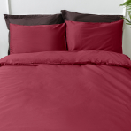 Premium satiinist voodipesu komplekt "Maroon". Satiinist voodipesu, 140x200 cm, 200x200 cm, 200x220 cm, 220x240 cm
