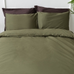 Premium satininis audinys „Moss green“. Kangad