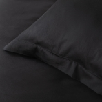 Premium satino audinys „Midnight“. Kangad