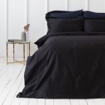 Premium satino audinys „Midnight“. Kangad