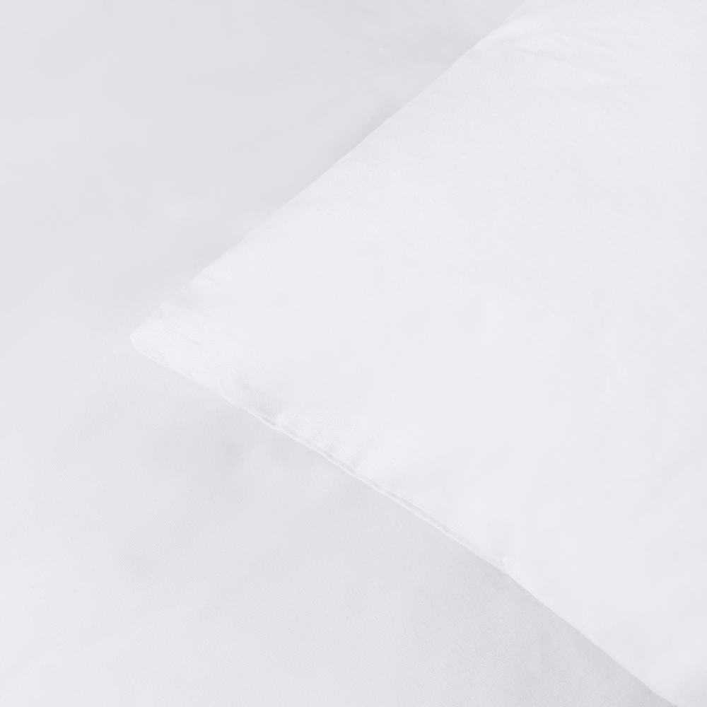 Voodipesu komplekt "White". Puuvillane voodipesu, 140x200 cm, 200x200 cm, 200x220 cm