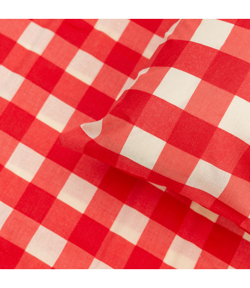 Beebi voodipesu "Red grid". Beebi voodipesu komplektid