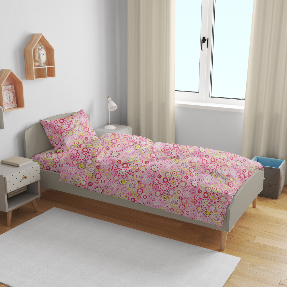 Beebi voodipesu "Pink joy". Beebi voodipesu komplektid, 100x135 cm