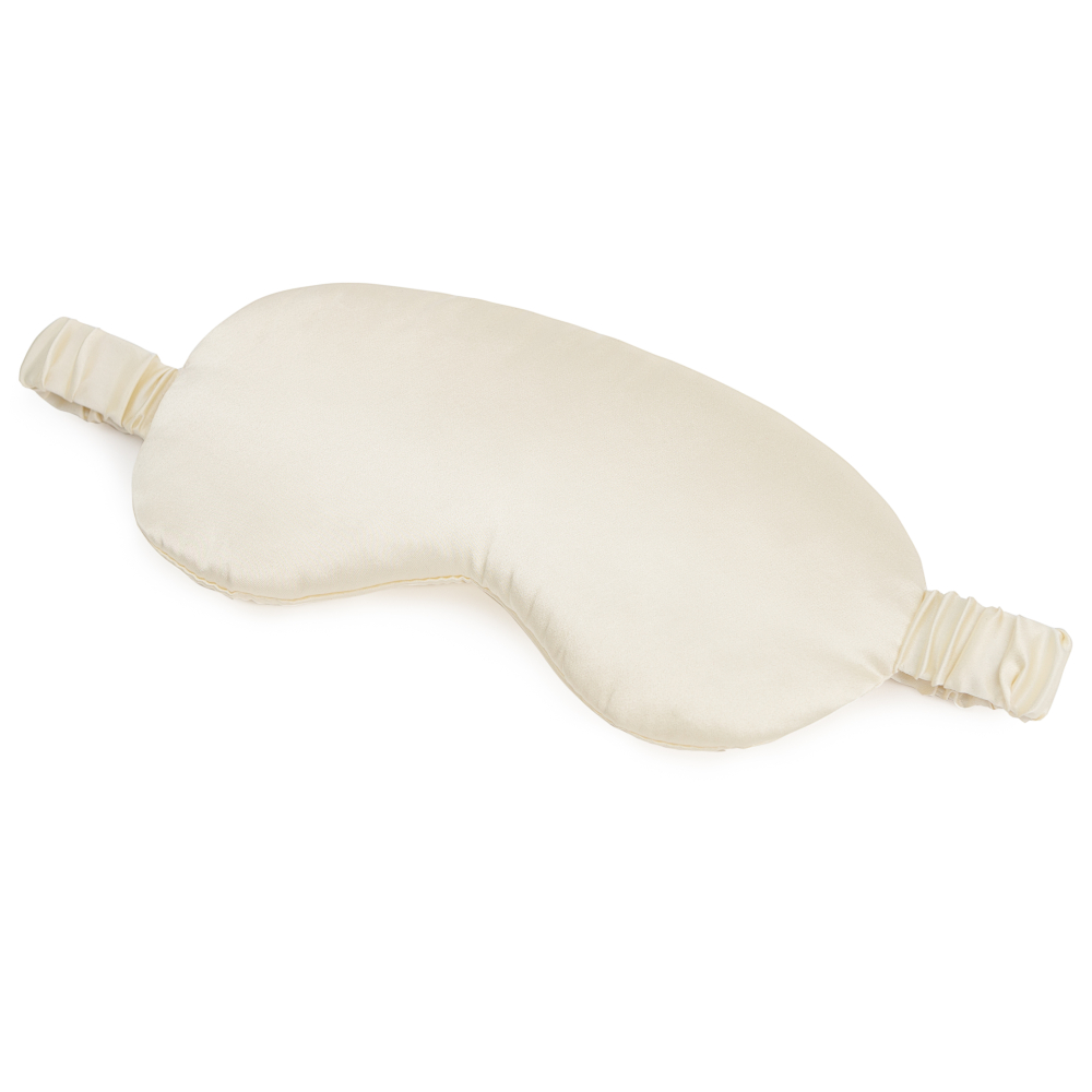 Siidist silmaklapid "Cream". Ehted
