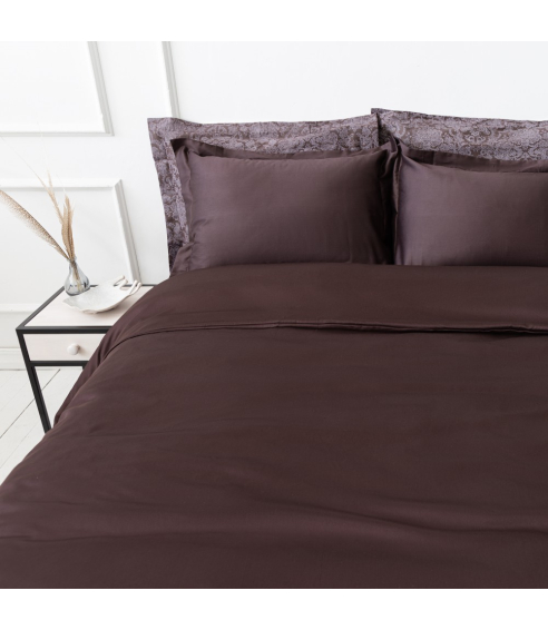 Premium satiinist padjapüür "Chocolate". Padjapüürid 50x70
