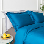Premium satiinist padjapüür "Turquoise"