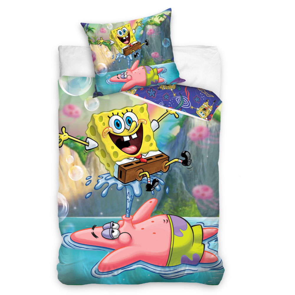 Laste voodipesu komplekt "SpongeBob SquarePants". Laste voodipesu, 140x200 cm