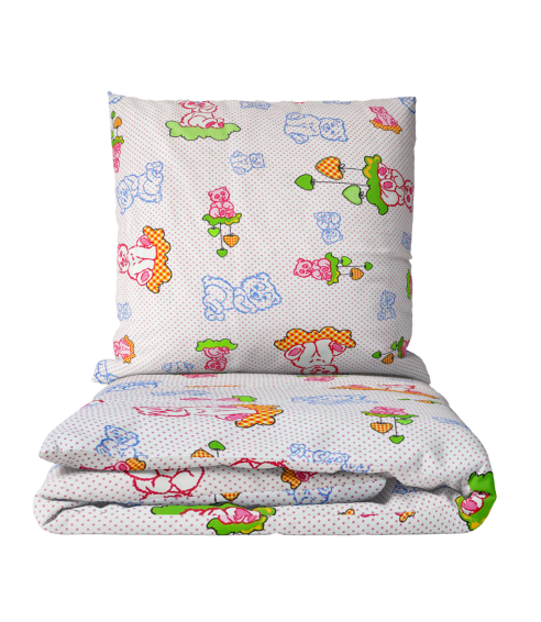 Laste voodipesu komplekt "Rose bears". Laste voodipesu