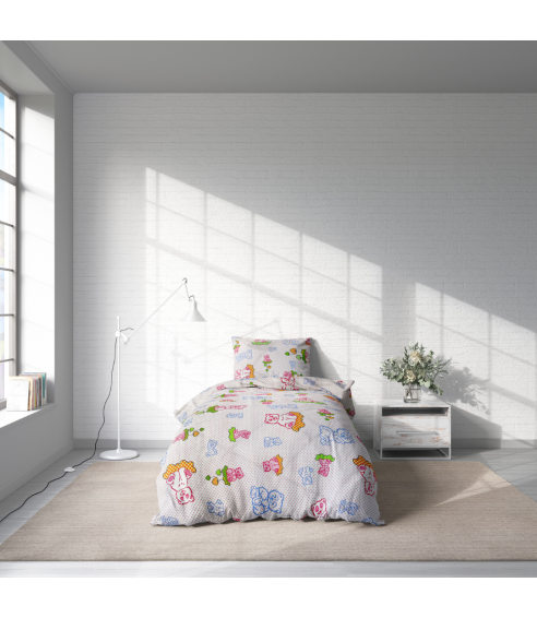 Laste voodipesu komplekt "Rose bears". Laste voodipesu