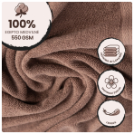 Vannitoa rätik „Brown“. Rätikud