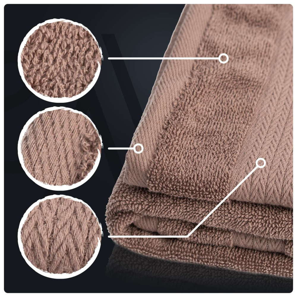 Vannitoa rätik „Brown“. Rätikud