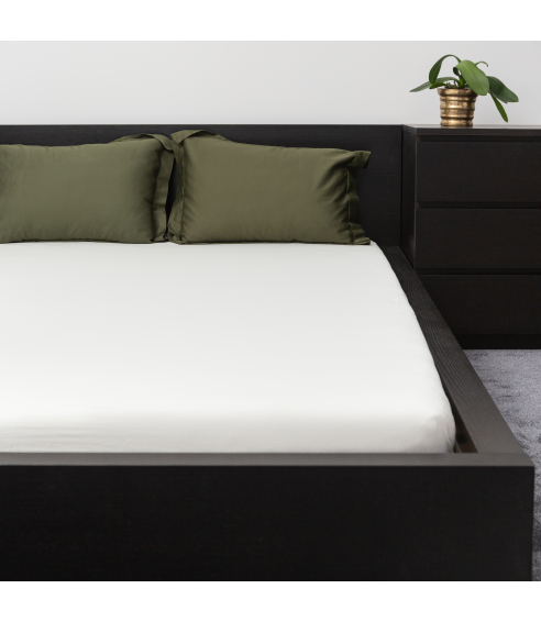 Vettpidav voodilina kummiga „White Waterproof microfiber“. Kummiga voodilinad