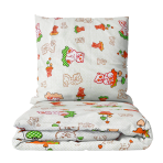 Laste voodipesu komplekt "Green bears". Beebi voodipesu komplektid, 90x120 cm, 100x135 cm, 100x140 cm, 110x140 cm, 140x200 cm, 150x200 cm