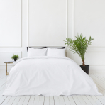 Premium satiinist voodipesu komplekt "White". Satiinist voodipesu, 140x200 cm, 200x200 cm, 200x220 cm