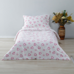 Beebi voodipesu "Pink love". Beebi voodipesu komplektid, 140x200 cm