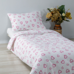 Beebi voodipesu "Pink love". Beebi voodipesu komplektid, 140x200 cm
