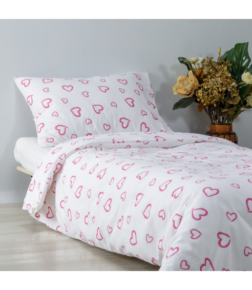 Beebi voodipesu "Pink love". Beebi voodipesu komplektid