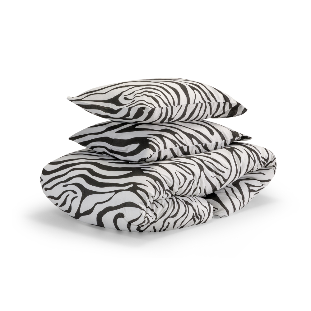 Voodipesu komplekt "Zebra". Puuvillane voodipesu, 140x200 cm, 200x220 cm