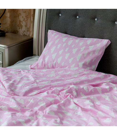 Beebi voodipesu „Pink clouds“. Beebi voodipesu komplektid