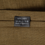 Linane laudlina „Linen brown“. Linased laudlinad, 140x140 cm, 140x300 cm