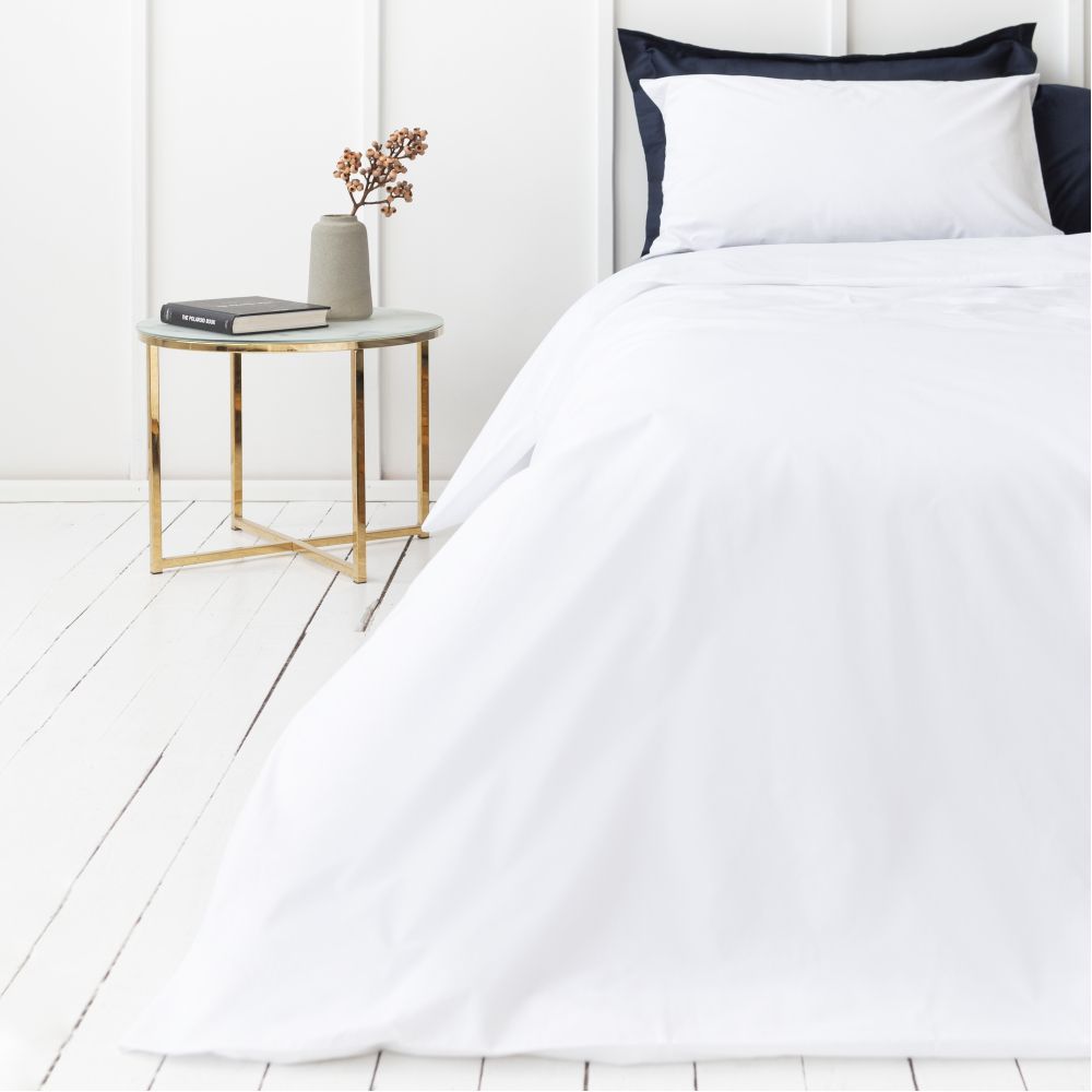 Voodipesu komplekt "Pearl". Hotelli voodipesu, 140x200 cm, 200x200 cm, 200x220 cm, 220x240 cm. Puhas valge voodipesukomplekt värske ja kutsuva magamistoa atmosfääri loomiseks.