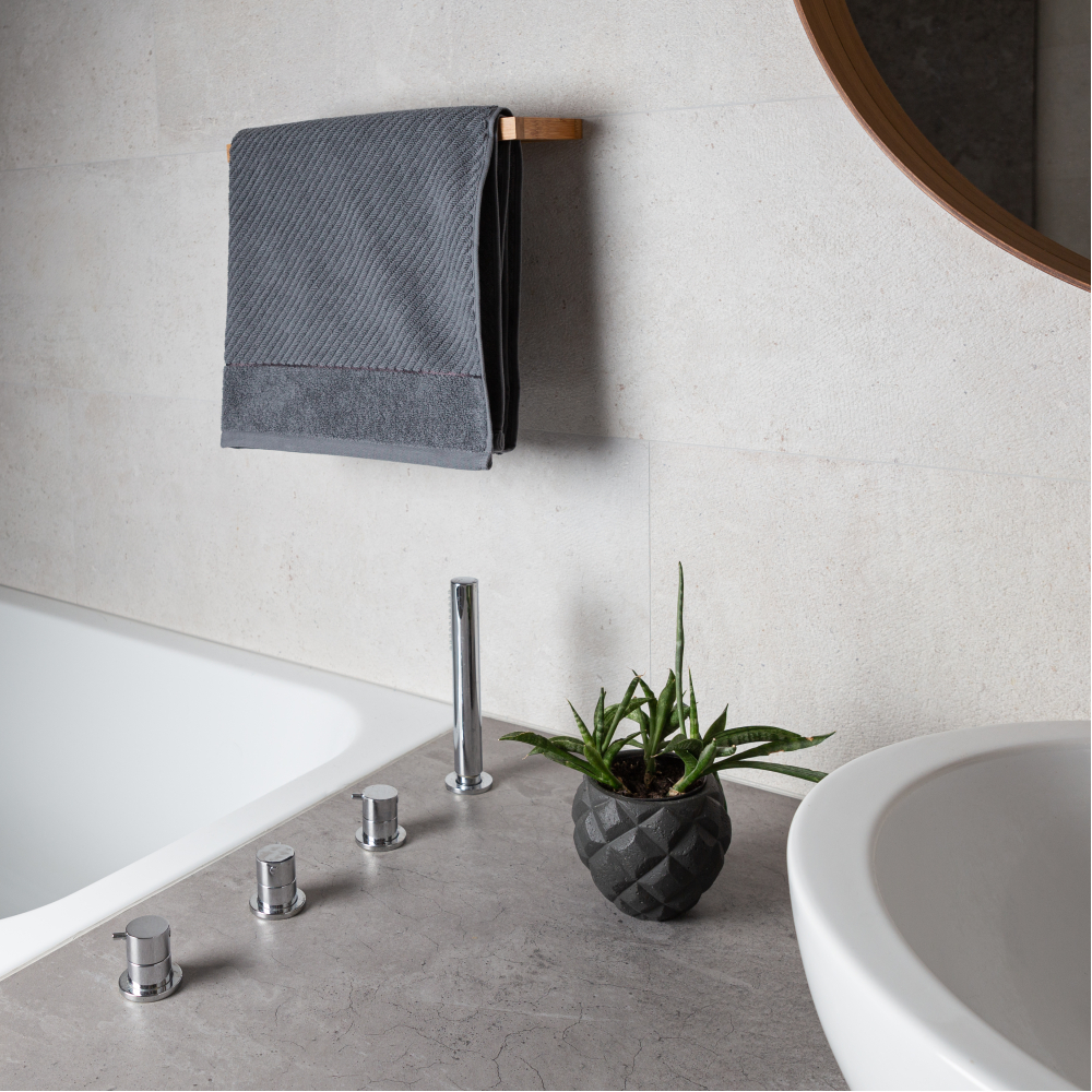 Vannitoa rätik „Dark grey“. Rätikud