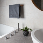 Vannitoa rätik „Dark grey“. Rätikud
