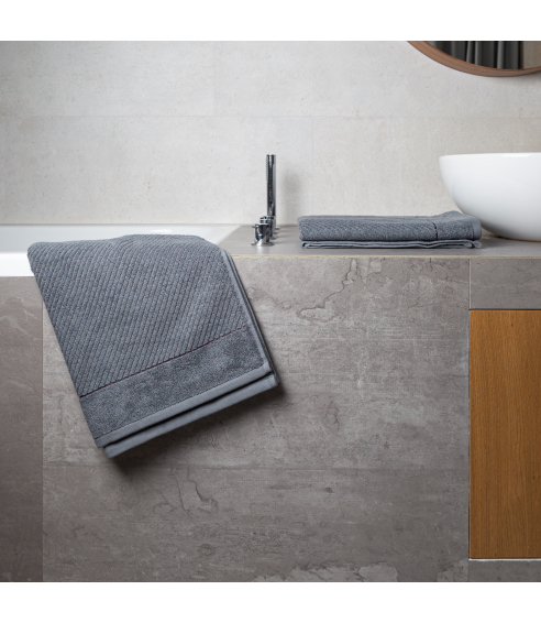 Vannitoa rätik „Dark grey“. Rätikud