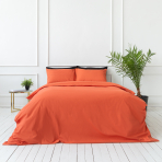 Voodipesu komplekt "Orange rust". Puuvillane voodipesu, 140x200 cm, 160x200 cm, 200x200 cm
