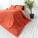 Voodipesu komplekt "Orange rust". Puuvillane voodipesu, 140x200 cm, 160x200 cm, 200x200 cm