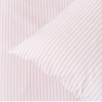 Voodipesu komplekt "Rose stripes". Puuvillane voodipesu, 140x200 cm