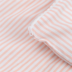 Voodipesu komplekt "Rose stripes". Puuvillane voodipesu, 140x200 cm