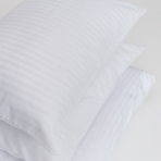 Premium satiinist voodipesu komplekt "Stripe 2 cm". Satiinist voodipesu, 140x200 cm