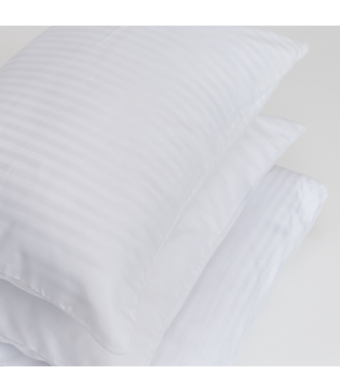 Premium satiinist voodipesu komplekt "Stripe 2 cm". Satiinist voodipesu