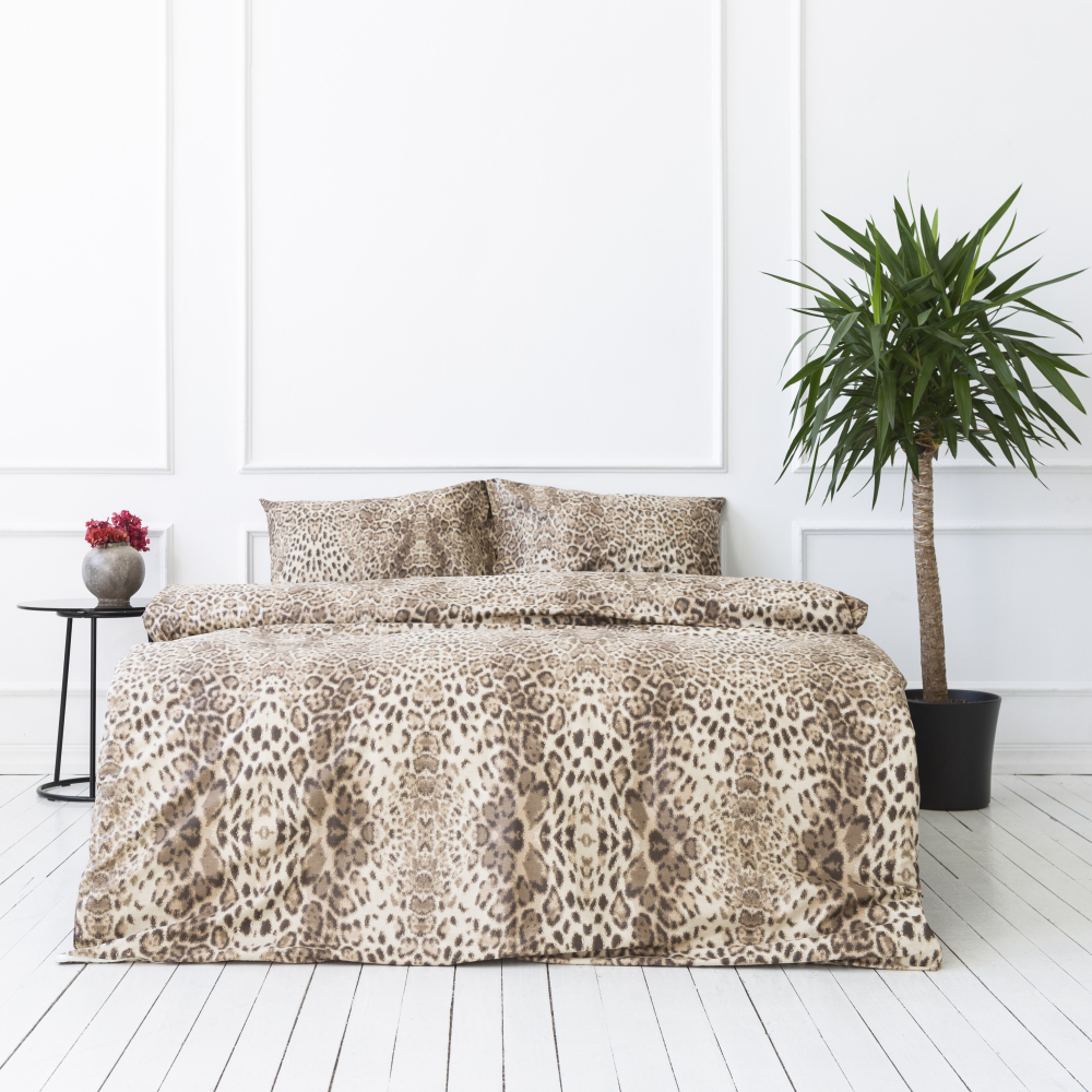 Voodipesu komplekt "Leopard". Puuvillane voodipesu, 140x200 cm, 160x200 cm, 200x200 cm, 200x220 cm