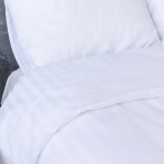Premium satiinist voodipesu komplekt "Stripe 2 cm". Satiinist voodipesu, 140x200 cm