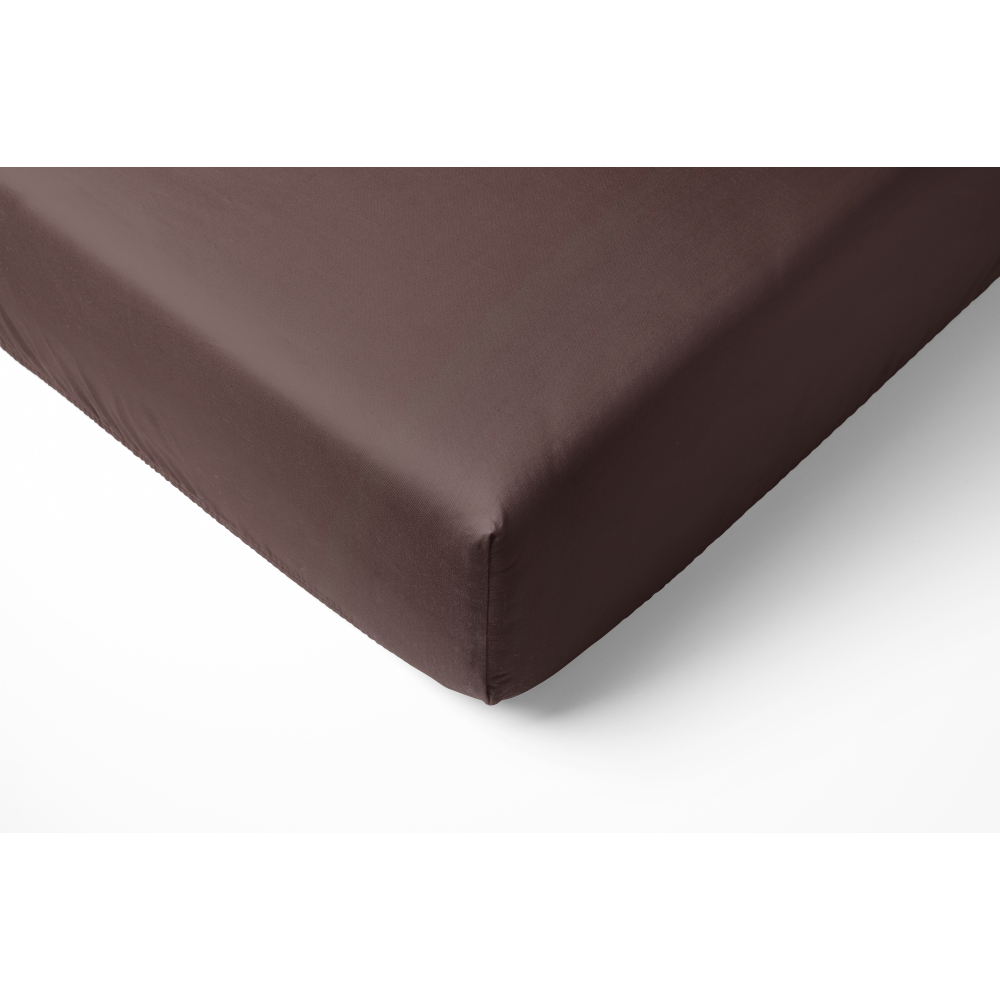 Satiinist kummiga voodilina „Chocolate“. Kummiga voodilinad, 140x200 cm, 150x200 cm, 180x200 cm