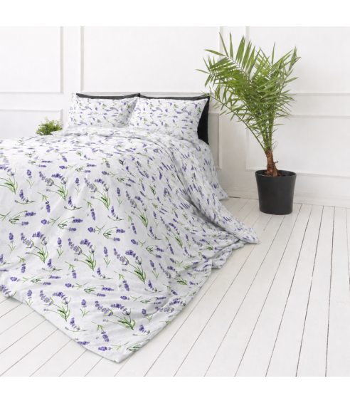 Kaheinimese voodipesu komplekt "Lavender Breeze". Puuvillane voodipesu