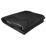 Voodikate „Black trapuntino Bedspread“. Pleedid, 170x250 cm, 200x250 cm. Dwustronna narzuta w czerni i szarości z subtelnym wzorem głębokich prostokątów. Voodikate „Black trapuntino Bedspread“. Pleedid, 170x250 cm, 200x250 cm. Dwustronna narzuta w czerni i szarości z subtelnym wzorem głębokich prostokątów.