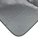 Voodikate „Black trapuntino Bedspread“. Pleedid, 170x250 cm, 200x250 cm. Voodile laotuna loob kate moodsa kontrasti ja ühtse sisustusaktsendi. Voodikate „Black trapuntino Bedspread“. Pleedid, 170x250 cm, 200x250 cm. Voodile laotuna loob kate moodsa kontrasti ja ühtse sisustusaktsendi.