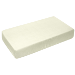 Kummiga voodilina „Cream Terry sheet“. Kummiga voodilina 160x200, 90x200 cm, 160x200 cm, 180x200 cm. Pehme kreemikas frotee madratsikate, mis pakub luksuslikku mugavust ja hubast tunnet.