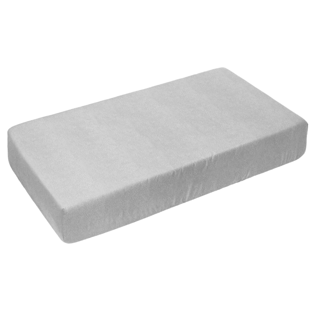 Kummiga voodilina „Light Grey Terry sheet“. Kummiga voodilina 160x200, 160x200 cm, 180x200 cm. Pehme helesinine voodipesu komplekt, lisades rahu ja moodsa aktsendi teie magamistoa sisekujundusele.