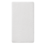 Kummiga voodilina „White frote“. Kummiga voodilina 180x200, 90x200 cm, 140x200 cm, 160x200 cm, 180x200 cm, 200x220 cm. Valge froteest kummiga voodilina tihedate väikeste silmustega.
