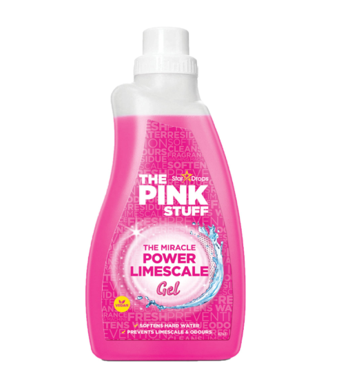 Katlakivi eemaldaja pesumasina "Limescale Gel The Pink Stuff". Puhastusained