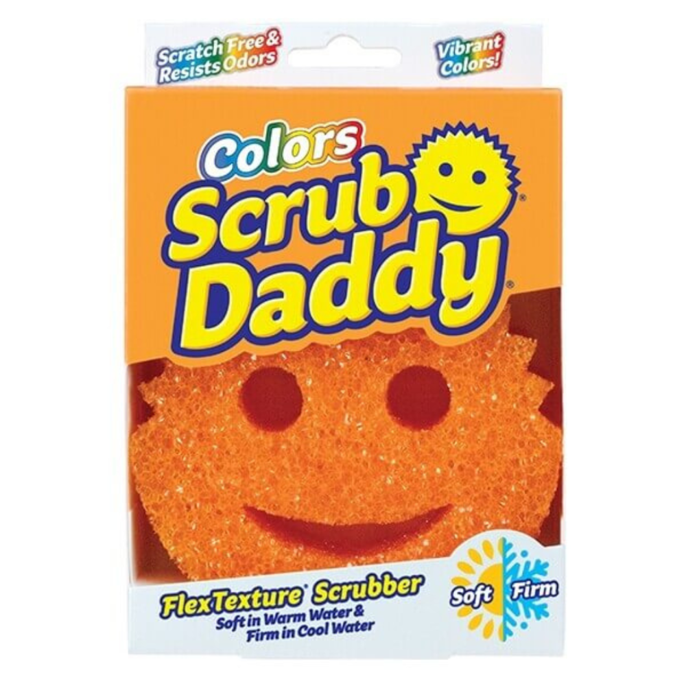 Puhastuslapp „Scrub Daddy Colors Orange“. Käsnad. Oranž scrub daddy käsnaga naerunäoega, millel on ainulaadne „flextexture“ kangas, mis soojas vees pehmendab ja külmas vees muutub kõvemaks. Puhastuslapp „Scrub Daddy Colors Orange“. Käsnad. Oranž scrub daddy käsnaga naerunäoega, millel on ainulaadne „flextexture“ kangas, mis soojas vees pehmendab ja külmas vees muutub kõvemaks.