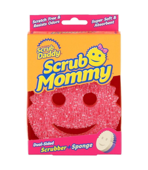 Puhastuslapp „Scrub Mommy Pink“. Käsnad
