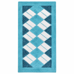 Vaip „Blue Diamond Mosaic Rug“. Vannitoa vaibad, 70x140 cm. Ristkülikukujuline sinine vaip valgete ristkülikutega, mis on paigutatud kaldjoontes rombumustrisse. Vaip „Blue Diamond Mosaic Rug“. Vannitoa vaibad, 70x140 cm. Ristkülikukujuline sinine vaip valgete ristkülikutega, mis on paigutatud kaldjoontes rombumustrisse.